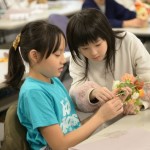 <div>港区立東町小学校4年生の児童に花育授業を行いました</div>